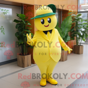 Citrongul Kirsebær maskot...