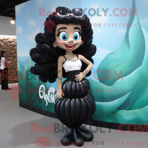 Black Mermaid mascot...