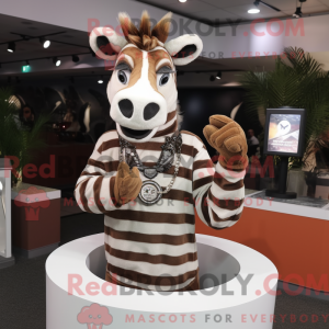 Personaggio mascotte Zebra...