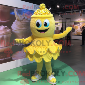 Citrongul Cupcake maskot...