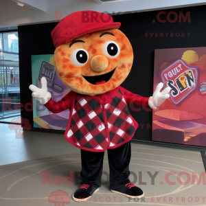 Red Pizza Slice mascot...