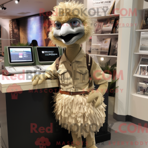 Figura de máscara de emu...