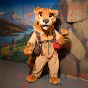 Rust Mountain Lion mascot...
