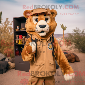 Costume de mascotte de Lion...