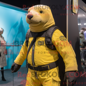 Yellow Stellar S Sea Cow...