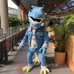 Himmelblå Allosaurus...