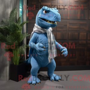 Himmelblå Allosaurus...