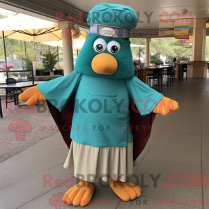 Disfraz de mascota Teal...