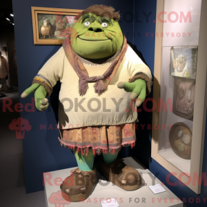 Ogre maskot kostume...