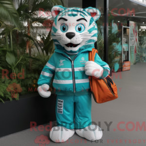 Figura de máscara de tigre...
