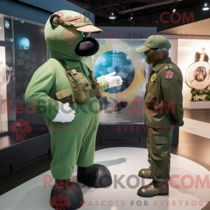 Groene luchtmacht soldaat...