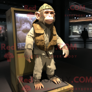 Beige chimpansee...