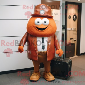 Rust Onion mascot costume...