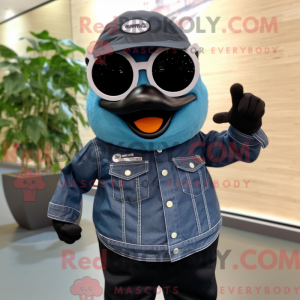 Black Peacock mascot...
