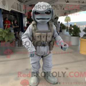 Gray Marine Recon mascot...