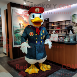 Figura de máscara de pato...