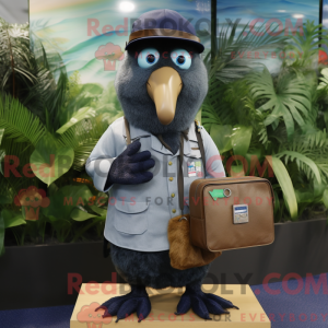 Navy Kiwi mascot costume...