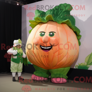 Peach Cabbage mascot...