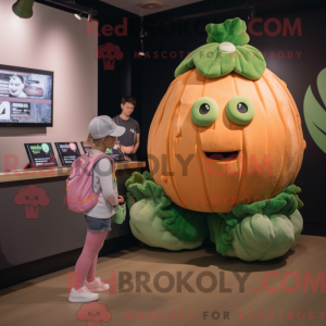 Peach Cabbage mascot...