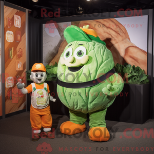 Peach Cabbage mascot...