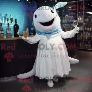 White Whale mascot costume...
