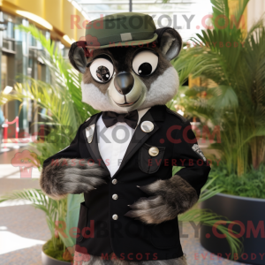 Olive Lemur maskot kostume...
