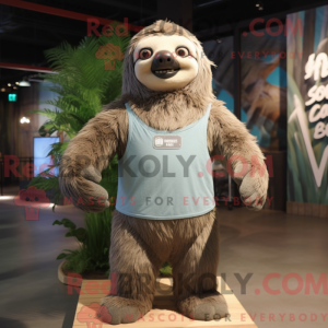Giant Sloth mascot costume...