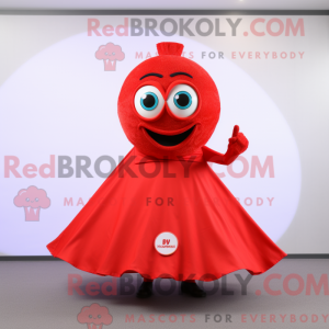 Red Aglet mascot costume...