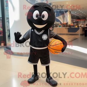 Svart Basketball Ball...