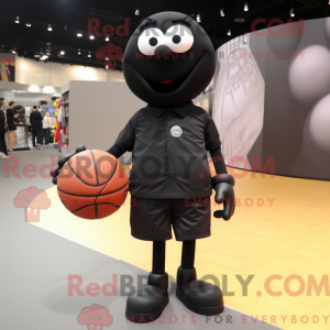 Sort Basketball Ball maskot...