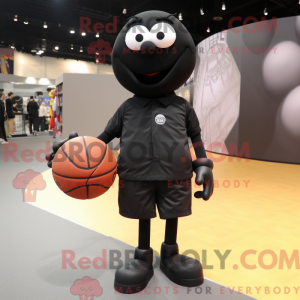 Svart Basketball Ball...