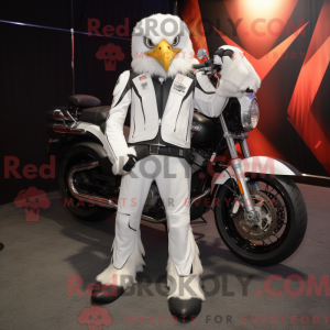 White Hawk-maskotdraktfigur...