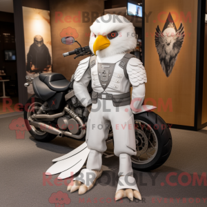 White Hawk maskot kostume...