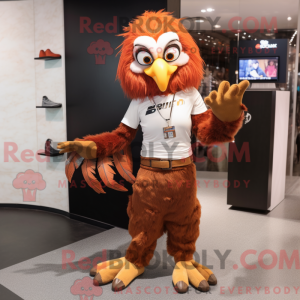 Rust Eagle maskot kostume...