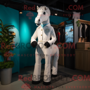 White Horse mascot costume...