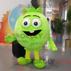 Lime Green Ice mascot...