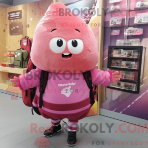 Pink Potato mascottekostuum...
