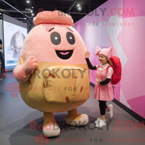 Pink Potato mascot costume...