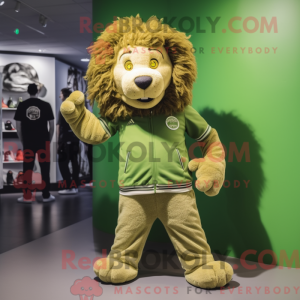 Olive Lion maskot...