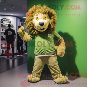Postava maskota Olive Lion...