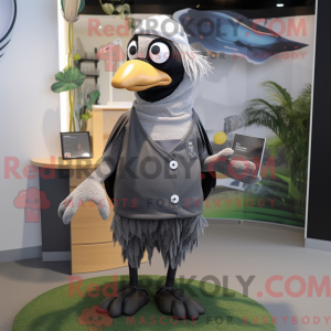 Maskottchenkostüm Gray Crow...