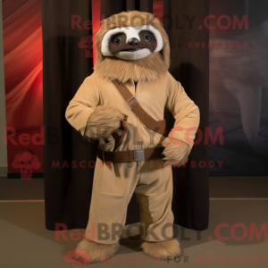 Tan Sloth máscara de...