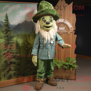 Forest Green Chief mascot...