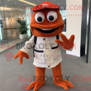 Crab mascot costume...