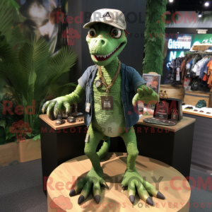 Oliven Deinonychus maskot...