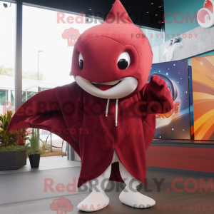 Kastanienbraunes Manta...