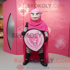 Pink Celtic Shield mascot...
