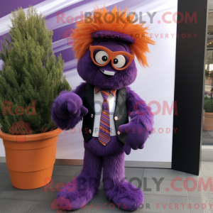 Purple Shepard S Pie maskot...