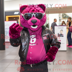 Magenta Jaguar mascot...