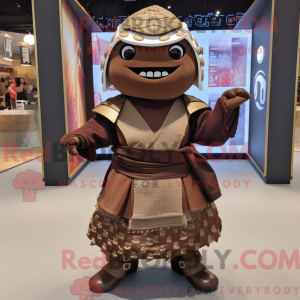 Brown Samurai mascot...